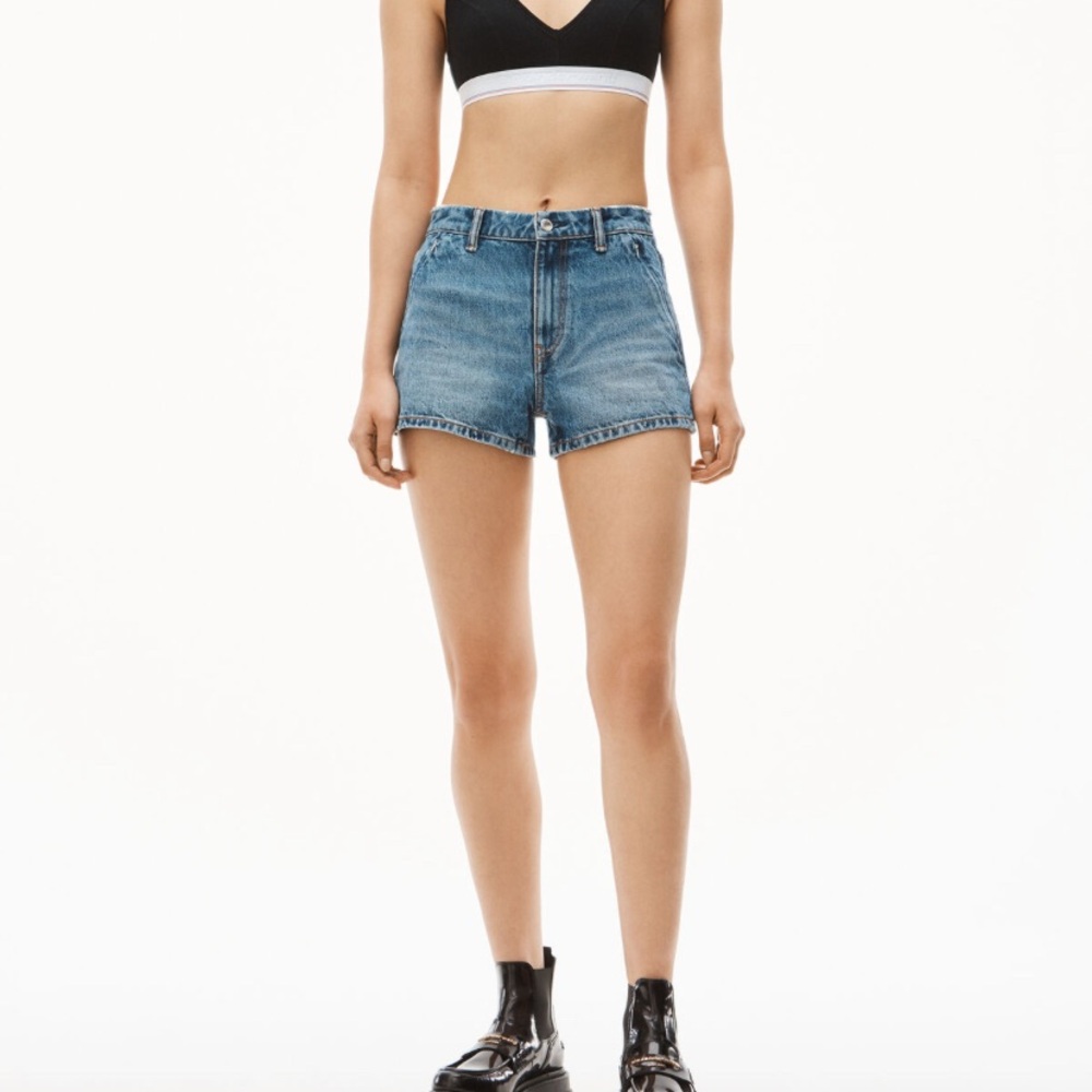Alexander Wang Black V-Neck Bralette x-Small